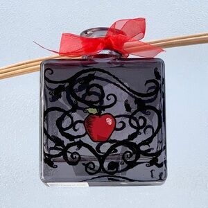 Disney Snow White Red Apple Glass Bottle Reed Essential Oil or Incense Diffuser